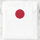 Japanse vlag rechthoekige sticker (Tas)
