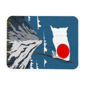 Japanse Vlag Reisposter Magneet (Horizontaal)