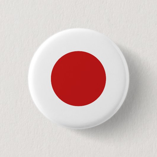 Japanse vlag ronde button 3,2 cm (Voorkant)