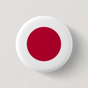 Japanse vlag ronde button 3,2 cm