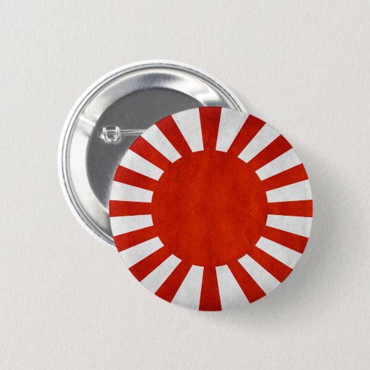 Japanse vlag ronde button 5,7 cm (Voorkant /achterkant)