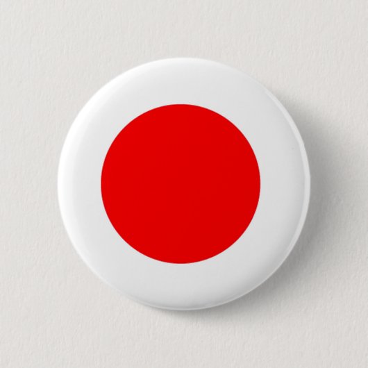 Japanse vlag ronde button 5,7 cm (Voorkant)