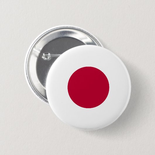 Japanse vlag ronde button 5,7 cm (Voorkant /achterkant)