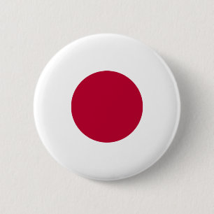 Japanse vlag ronde button 5,7 cm