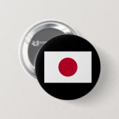 Japanse vlag ronde button 5,7 cm (Voorkant /achterkant)