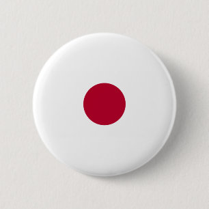 Japanse vlag ronde button 5,7 cm