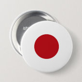 Japanse vlag ronde button 7,6 cm (Voorkant /achterkant)