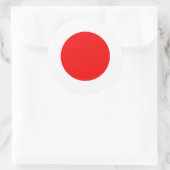 Japanse vlag ronde sticker (Tas)