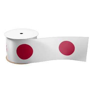 Japanse vlag satijnen lint