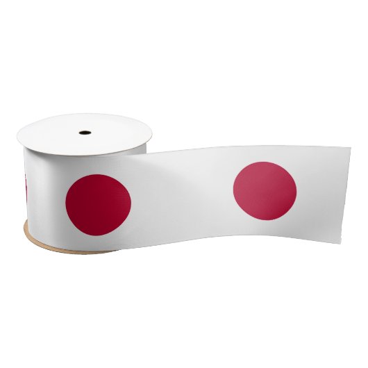 Japanse vlag satijnen lint (Spoel)
