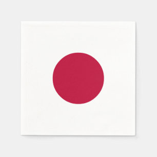 Japanse vlag servet