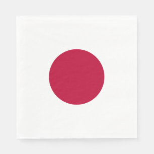 Japanse vlag servet
