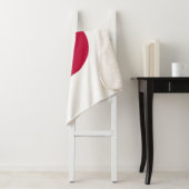 Japanse vlag sherpa deken (In situ)