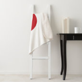 Japanse vlag sherpa deken (In situ)