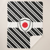 Japanse vlag sherpa deken (Voorkant)