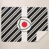 Japanse vlag sherpa deken (Voorkant (horizontaal))