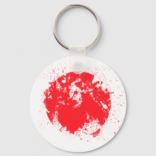 Japanse vlag sleutelhanger (Voorkant)