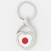 Japanse vlag sleutelhanger (Voorkant)