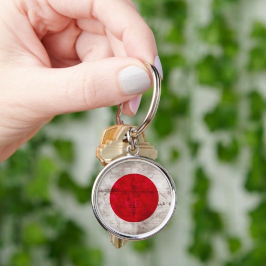 Japanse vlag sleutelhanger (Hand)