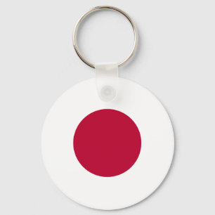Japanse vlag sleutelhanger
