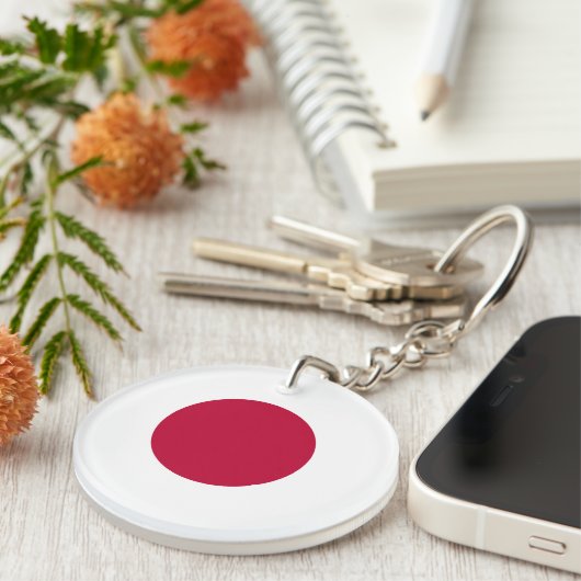 Japanse vlag sleutelhanger (Voorkant Rechts)