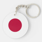 Japanse vlag sleutelhanger (Achterkant)