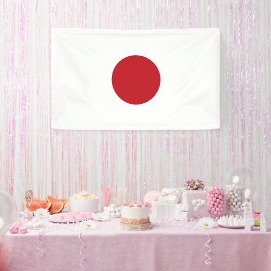 Japanse vlag spandoek (Feest)