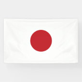Japanse vlag spandoek (Horizontaal)