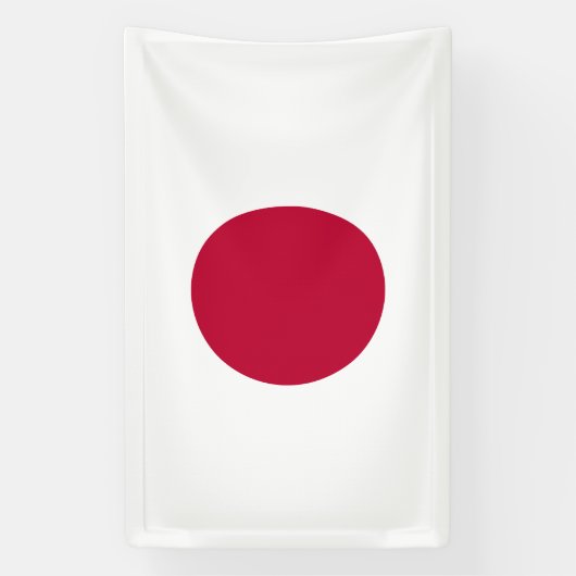 Japanse vlag spandoek (Verticaal)