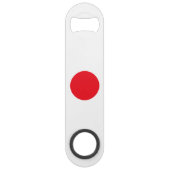 Japanse vlag speed flessenopener (Achterkant)