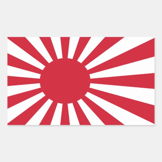 Japanse vlag Sticker (Voorkant)