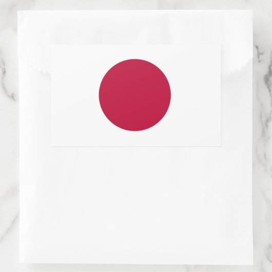 Japanse vlag Sticker (Tas)