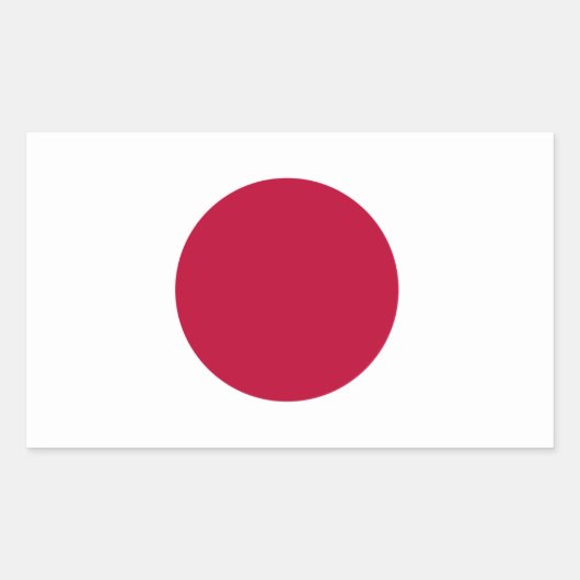 Japanse vlag Sticker (Voorkant)