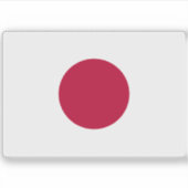 Japanse vlag sticker (Voorkant)
