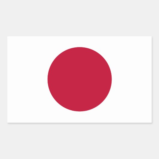 Japanse vlag Sticker (Voorkant)
