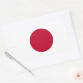 Japanse vlag Sticker (Envelop)