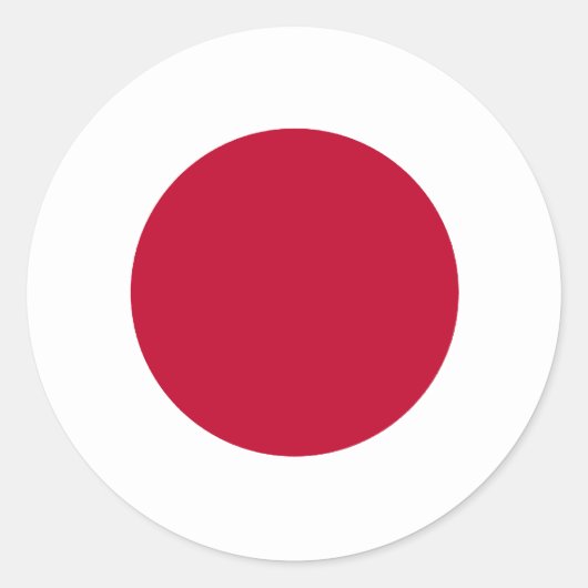 Japanse vlag Sticker (Voorkant)