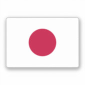 Japanse vlag sticker (Voorkant)