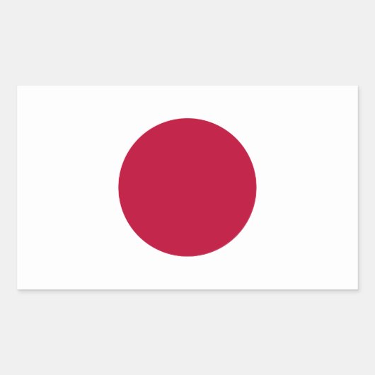 Japanse vlag Sticker (Voorkant)