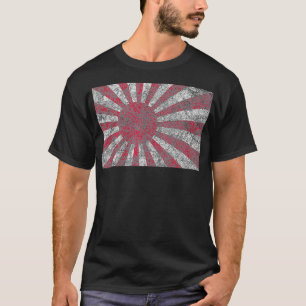 Japanse vlag  Stijldraaiend zonnesymbool T-shirt