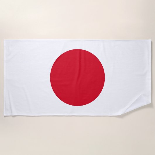 Japanse vlag strandlaken (Voorkant)