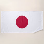 Japanse vlag strandlaken (Voorkant)