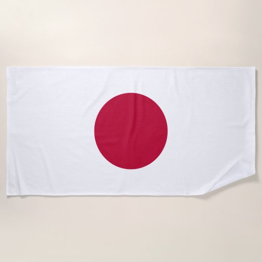 Japanse vlag strandlaken (Voorkant)