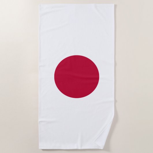 Japanse vlag strandlaken (Voorkant)