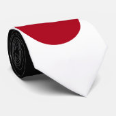 Japanse vlag stropdas (Opgerold)