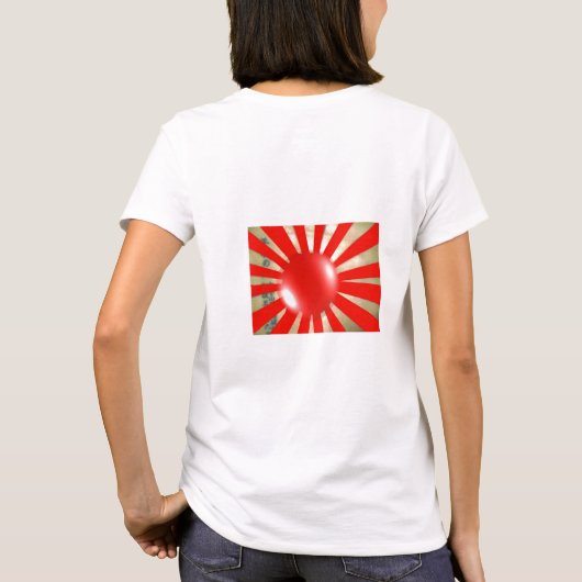 Japanse vlag- t-shirt (Achterkant)