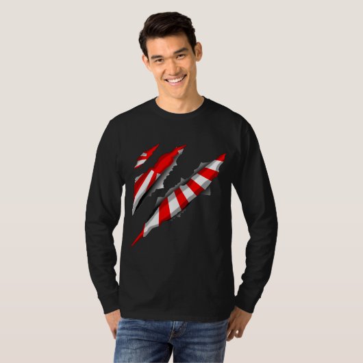Japanse vlag t-shirt (Voorkant volledig)