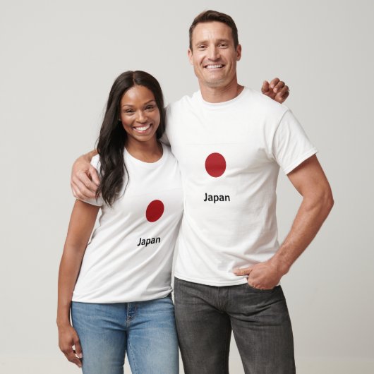 Japanse vlag t-shirt (Unisex)