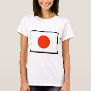 Japanse vlag t-shirt