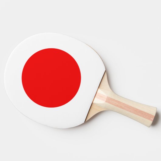 Japanse vlag tafeltennisbatje (Zijkant)